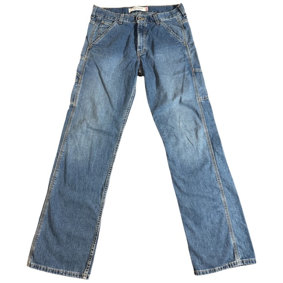 Levis Carpenter Jeans Men's 31x34 Grunge Skate Stay Loose Straight Y2k Baggy - Picture 1 of 3